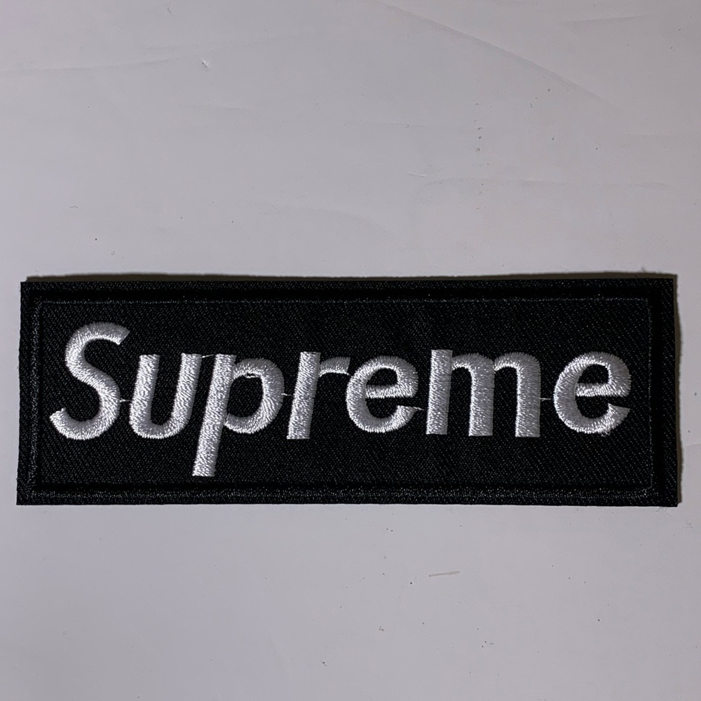 Supreme box logo patch